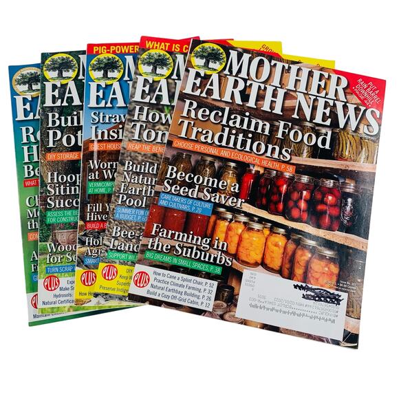 Mother Earth News Magazines 2021 Sustainable Living Homesteading Off Grid Garden - Picture 1 of 8